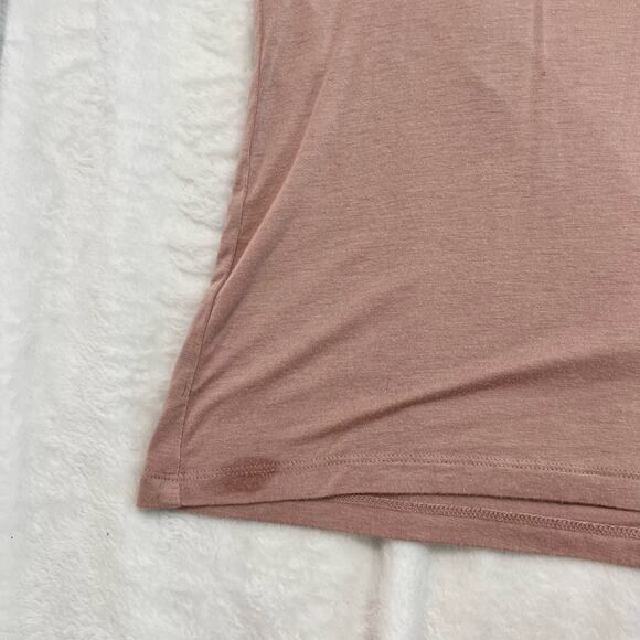 Halogen Crew Neck Sleeveless Pink Flowy Athletic Tank Top Size Large - Picture 8 of 8